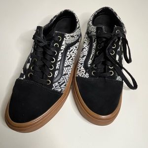 Vans Old Skool Gum Block Sneakers Checkered